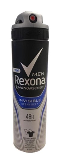 Rexona Aerosol Invisible Ocean Deep Pudrasız Ter Önleyici Antiperspirant Sprey Erkek Deodorant 150 ml