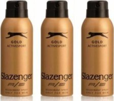Slazenger Gold Pudrasız Sprey Erkek Deodorant 3x150 ml
