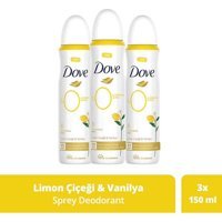 Dove Pudrasız Ter Önleyici Sprey Kadın Deodorant 3x150 ml