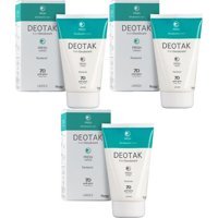 Deotak Fresh Tol Pudrasız Krem Unisex Deodorant 3x35 ml