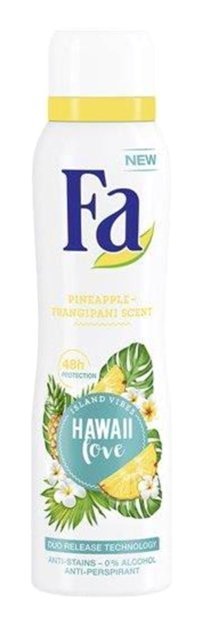 Fa Hawaii Love Pudralı Ter Önleyici Antiperspirant Sprey Kadın Deodorant 150 ml