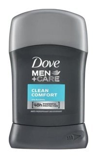 Dove Care Clean Comfort Pudrasız Ter Önleyici Antiperspirant Stick Erkek Deodorant 50 gr