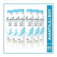 Emotion Ocean Fresh Pudrasız Ter Önleyici Sprey Kadın Deodorant 6x200 ml