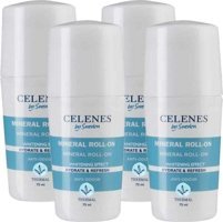 Celenes Whitening Effect Pudrasız Ter Önleyici Roll-On Kadın Deodorant 4x75 ml
