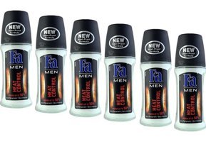Fa Heat Control Pudrasız Ter Önleyici Antiperspirant Roll-On Erkek Deodorant 6x50 ml