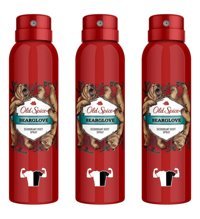 Old Spice Bearglove Pudrasız Ter Önleyici Sprey Erkek Deodorant 3x150 ml