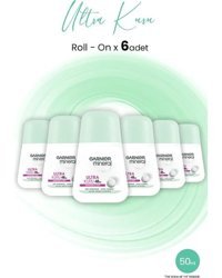 Garnier Mineral Ultra Kuru Pudrasız Ter Önleyici Antiperspirant Roll-On Kadın Deodorant 6x150 ml