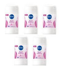 Nivea Pearl & Beauty Pudralı Ter Önleyici Antiperspirant Stick Kadın Deodorant 5x50 ml