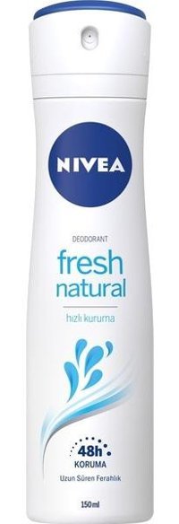 Nivea Natural Fresh Pudralı Ter Önleyici Antiperspirant Sprey Kadın Deodorant 6x150 ml