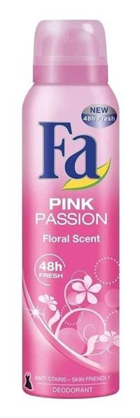 Fa Pink Passion Floral Scent Pudrasız Ter Önleyici Sprey Kadın Deodorant 150 ml