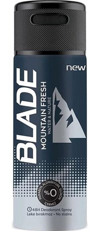 Blade Mountain Fresh Pudrasız Ter Önleyici Antiperspirant Sprey Erkek Deodorant 150 ml