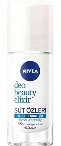 Nivea Beauty Elixir Fresh Waterlily Pudrasız Ter Önleyici Antiperspirant Roll-On Kadın Deodorant 40 ml