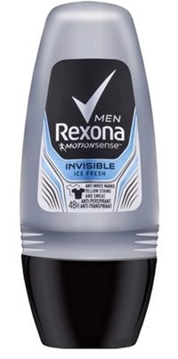 Rexona Invisible Ice Fresh Pudrasız Ter Önleyici Antiperspirant Roll-On Erkek Deodorant 50 ml