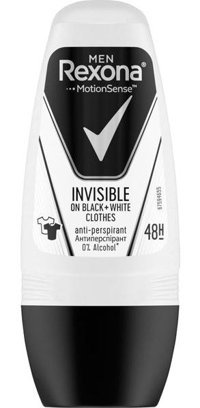 Rexona Invisible Pudrasız Ter Önleyici Antiperspirant Roll-On Erkek Deodorant 10x50 ml