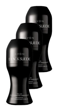 Avon Black Suede Pudrasız Ter Önleyici Antiperspirant Roll-On Erkek Deodorant 3x50 ml