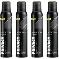 Privacy Addiction Pudrasız Ter Önleyici Sprey Erkek Deodorant 4x200 ml