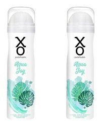 Xo Aqua Joy Pudrasız Ter Önleyici Sprey Kadın Deodorant 2x150 ml
