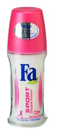 Fa Double Power Sport Pudralı Ter Önleyici Antiperspirant Roll-On Kadın Deodorant 50 ml