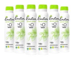 Emotion Detox Fresh Pudrasız Ter Önleyici Sprey Kadın Deodorant 6x150 ml