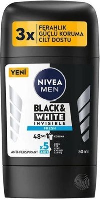 Nivea Pudrasız Ter Önleyici Antiperspirant Stick Erkek Deodorant 4x50 ml