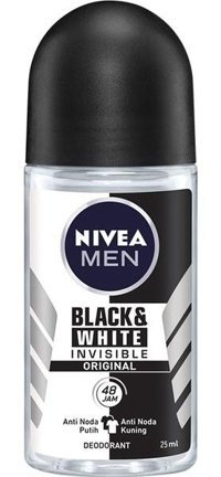 Nivea Black&White Invisible Original Pudrasız Ter Önleyici Antiperspirant Roll-On Erkek Deodorant 25 ml