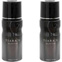 Tiaras Quantum Pudrasız Ter Önleyici Sprey Erkek Deodorant 2x150 ml