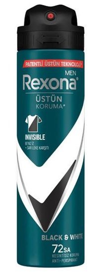 Rexona Invisible Üstün Koruma Pudralı Ter Önleyici Antiperspirant Sprey Erkek Deodorant 150 ml