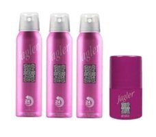Jagler Classic Pudrasız Ter Önleyici Roll-On Kadın Deodorant 3x150 ml