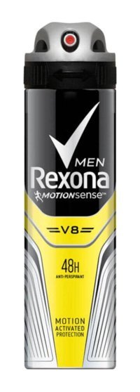 Rexona Motion Sence Adrenaline V8 Pudralı Ter Önleyici Antiperspirant Sprey Erkek Deodorant 150 ml