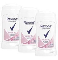 Rexona Powder Dry Pudralı Ter Önleyici Antiperspirant Stick Kadın Deodorant 3x40 ml