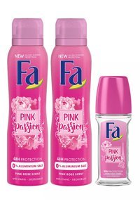 Fa Pink Passion Pudrasız Ter Önleyici Roll-On Kadın Deodorant 2x150 ml