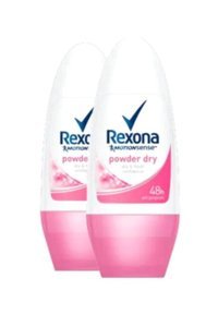 Rexona Powder Dry Pudralı Ter Önleyici Antiperspirant Roll-On Kadın Deodorant 2x50 ml