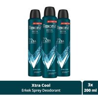 Rexona Xtra Cool Pudrasız Ter Önleyici Antiperspirant Sprey Erkek Deodorant 3x200 ml