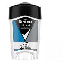 Rexona Clinical Protection Clean Scent Pudrasız Ter Önleyici Antiperspirant Stick Erkek Deodorant 45 ml