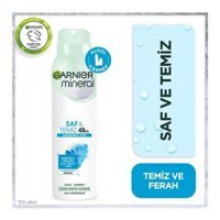 Garnier Mineral Sap Pudralı Ter Önleyici Antiperspirant Sprey Kadın Deodorant 150 ml