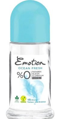 Emotion Ocean Fresh Pudrasız Ter Önleyici Roll-On Unisex Deodorant 50 ml
