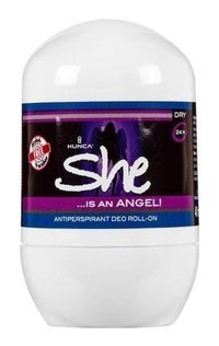 She Is Angel Pudrasız Ter Önleyici Roll-On Kadın Deodorant 24x50 ml