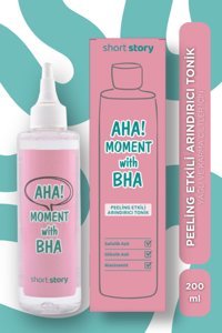 Short Story Tüm Ciltler İçin AHA/BHA Salisilik Asit Gözenek Sıkılaştırıcı Yüz Temizleyici Tonik 200 ml