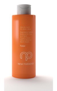 New Paradise Tüm Ciltler İçin AHA/BHA Salisilik Asit Gözenek Sıkılaştırıcı Tonik 200 ml