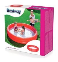Bestway 51027 3 Boğum Yuvarlak 33x183 cm Şişme Havuz Kırmızı