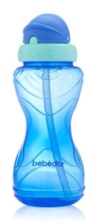 Bebedor Pipetli Akıtmaz 9 Ay+ 330 ml Alıştırma Bardağı Mavi