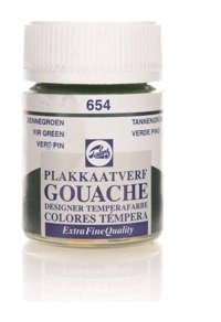 Talens 654 Fir Green 16 ml Guaj Boya