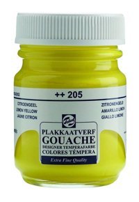 Talens 205 Lemon Yellow 50 ml Guaj Boya