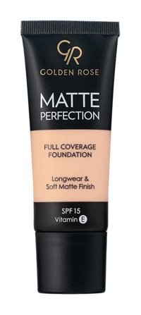 Golden Rose Matte Perfection Full Coverage Cool 01 Su Bazlı Likit Serum Fondöten 30 ml