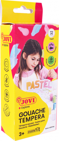 Jovi Çok Renkli 6x15 ml Guaj Boya Seti
