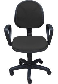 Obc Ofis Büro Concept Dönerli Siyah Çalışma Sandalyesi
