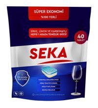 Seka Hepsi Bir Arada Tablet Bulaşık Makinesi Deterjanı 40 Adet