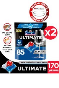 Finish Ultimate Tablet Bulaşık Makinesi Deterjanı 2x85 Adet