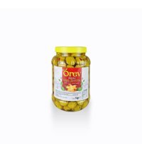 Orev Tuzlu Biberli Yeşil Zeytin Pet Kavanoz 1 kg