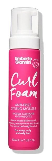 Umberto Giannini Curl Foam Anti Frizz Kıvırcık Saçlar İçin Hacim Veren Şekillendirici Saç Köpüğü 200 ml